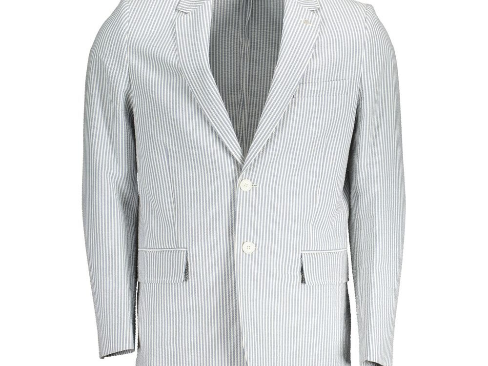 Gant White Cotton Men Jacket