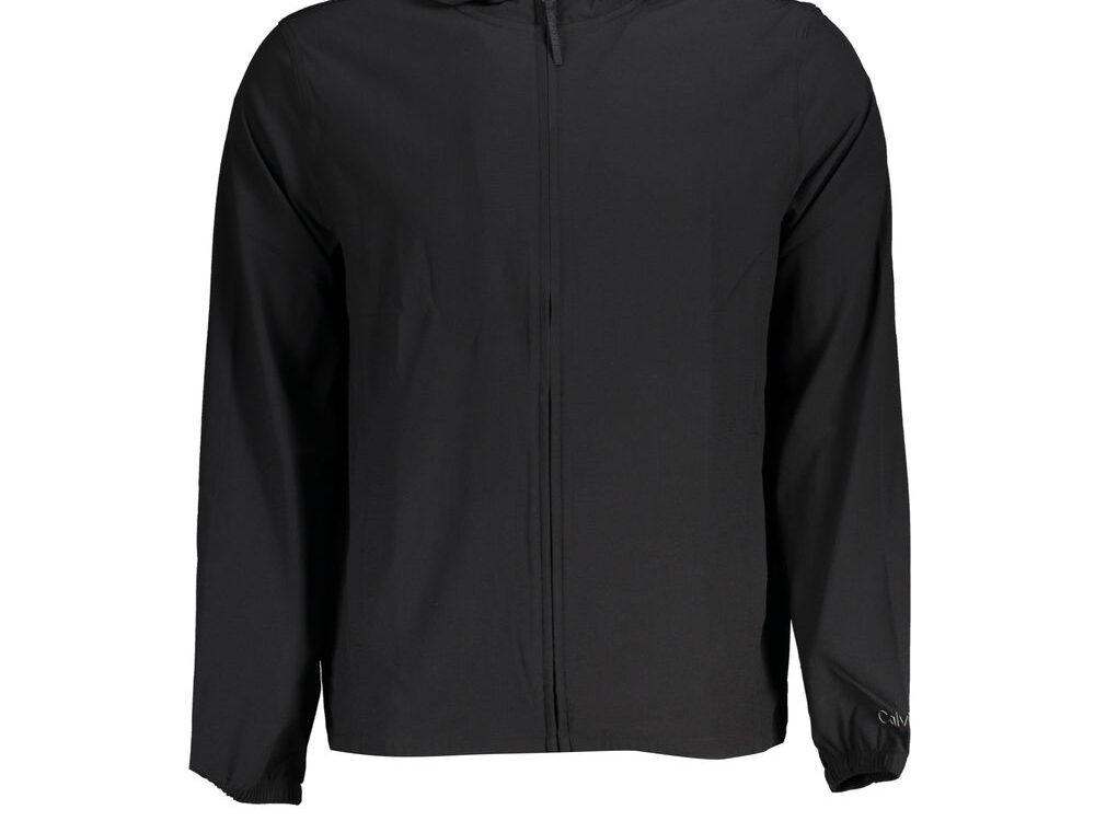 Calvin Klein Black Polyester Men's Sport Jacket