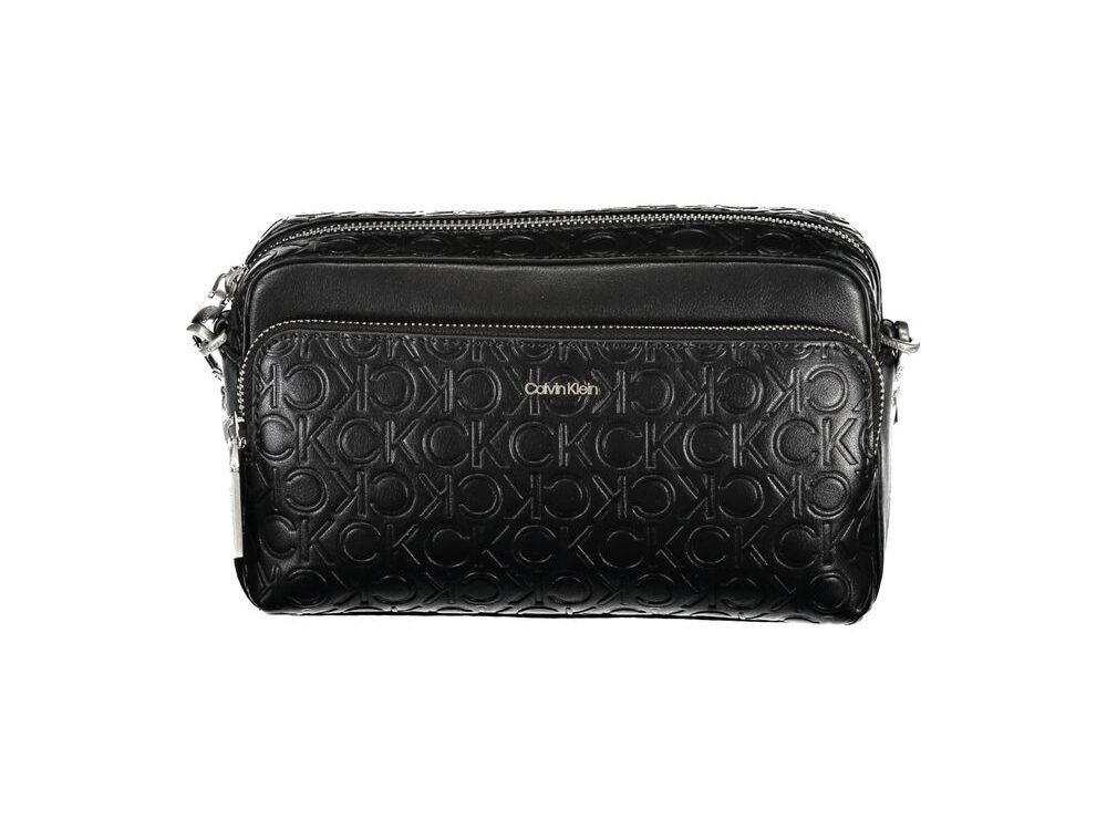 Calvin Klein Black Polyurethane Women's Shoulder Bag