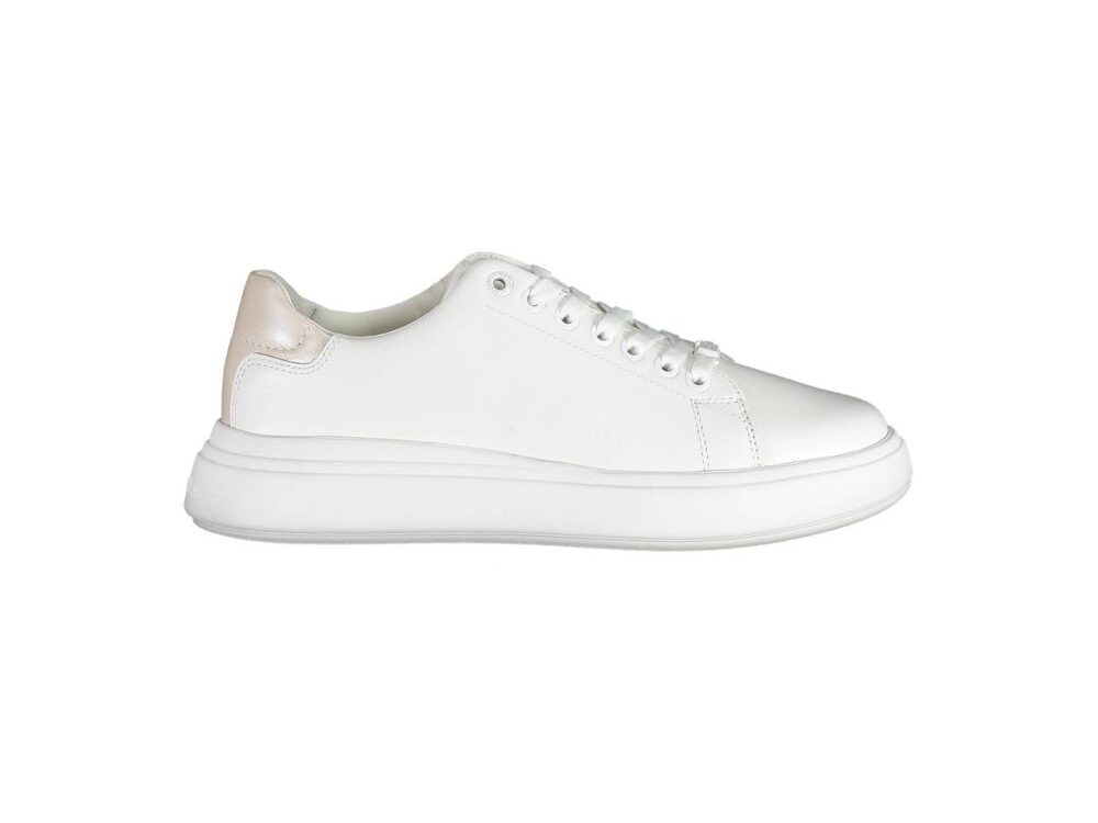 Calvin Klein White Leather Women Sneaker