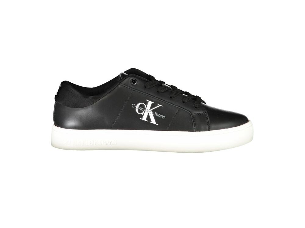 Calvin Klein Black Polyurethane Men's Sneaker