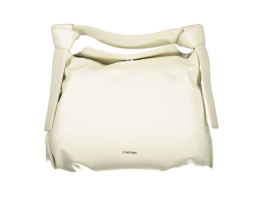 Calvin Klein Beige Polyester Women Handbag