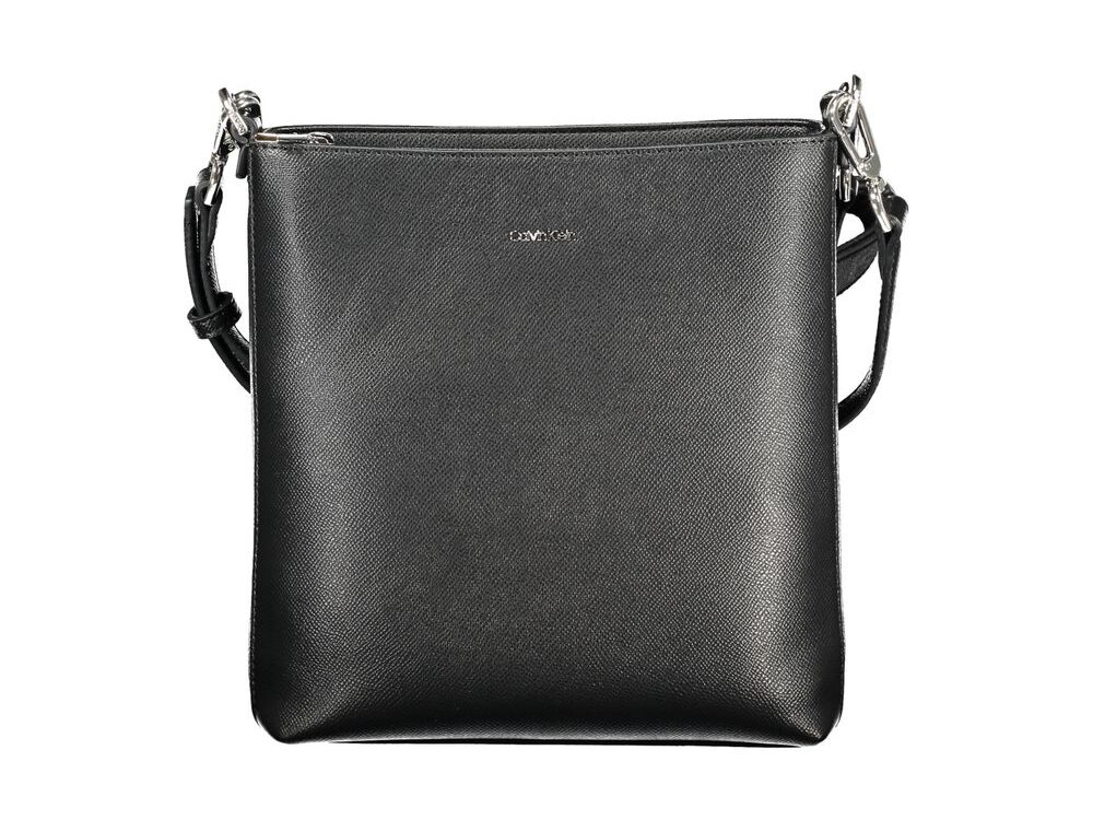 Calvin Klein Black Polyester Woman Shoulder Bag