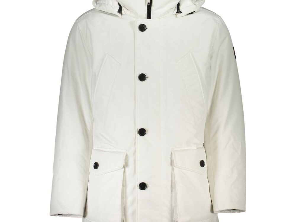 Hugo Boss Bianco Poliammide Men's Jacket