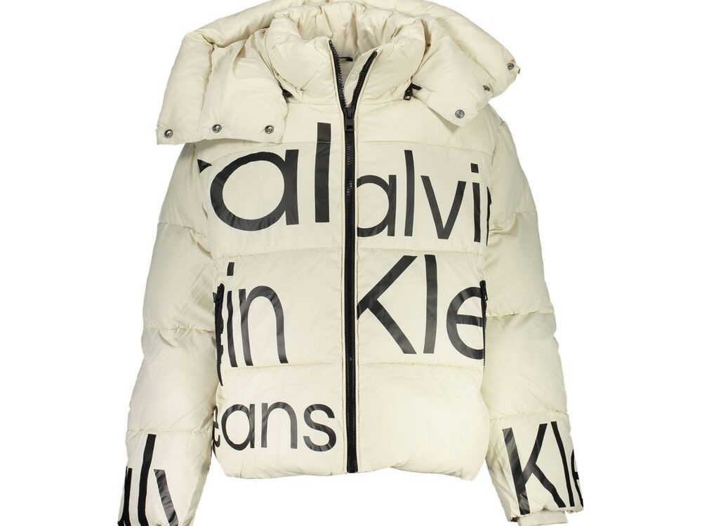 Calvin Klein Beige Polyester Women's Jacket