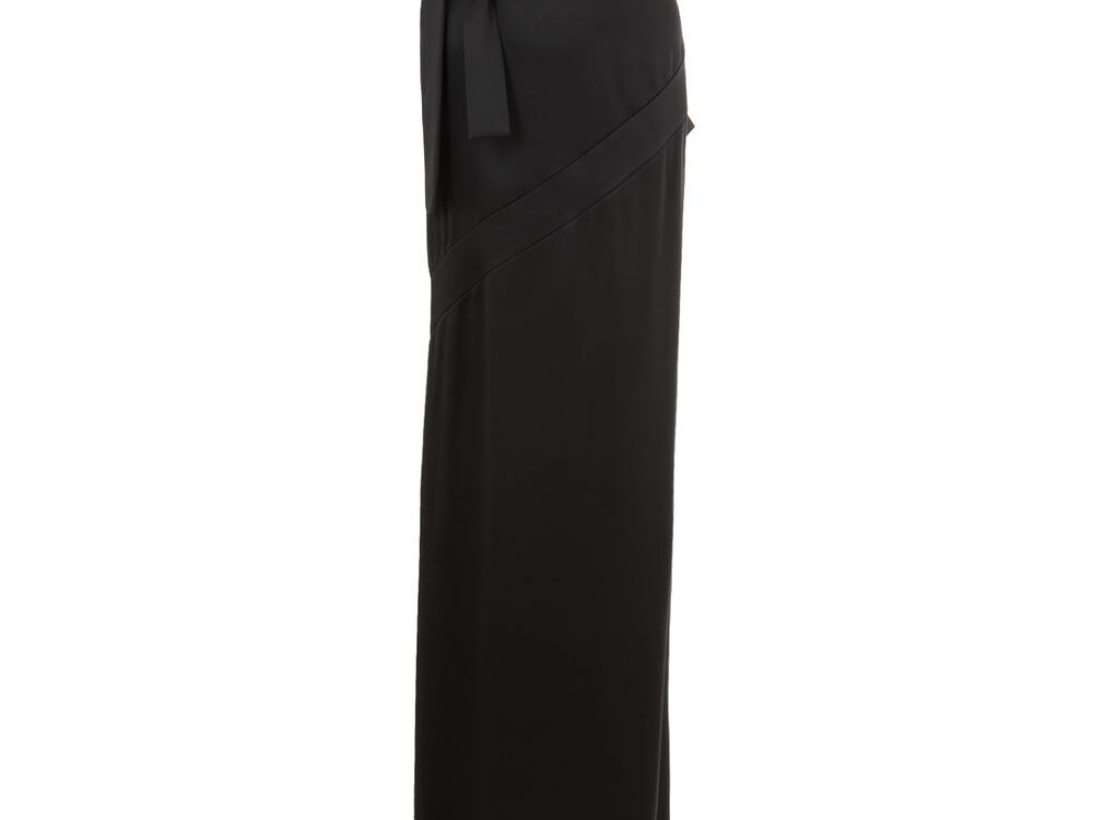 Tom Ford Black Acetate Long Skirt