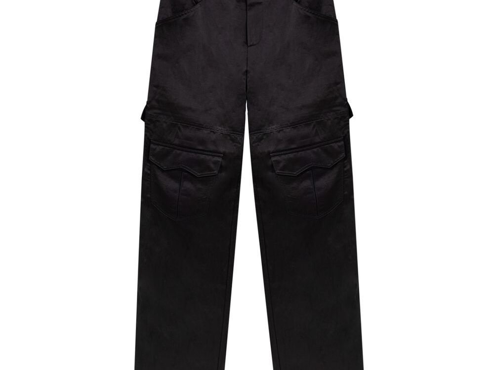 Tom Ford Black Viscose Cargo Pants