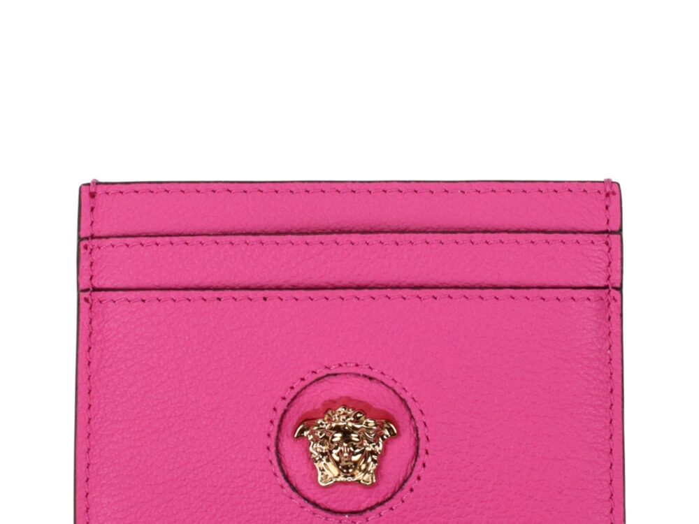 Versace Pink Leather Cardholder