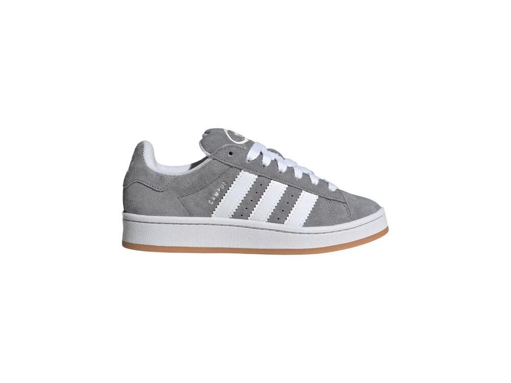 Adidas Originals Gray Leather Low Top Sneakers