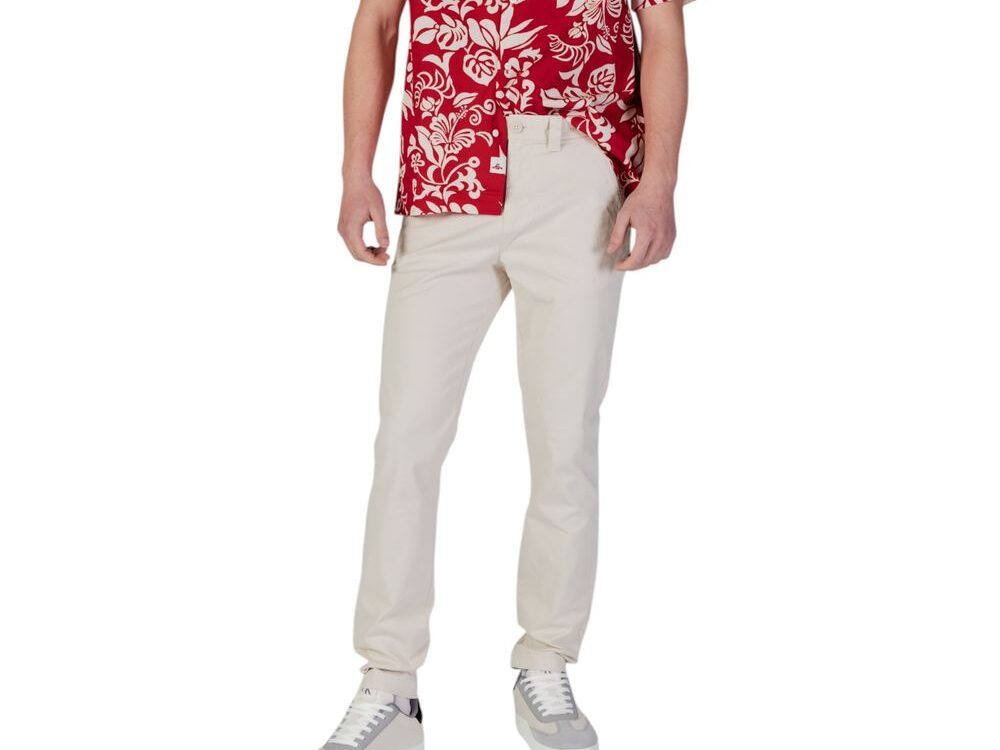 Tommy Hilfiger Jeans Beige Cotton Skinny Pants