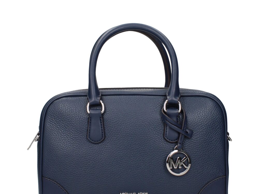 Michael Kors Blue Leather Handbag