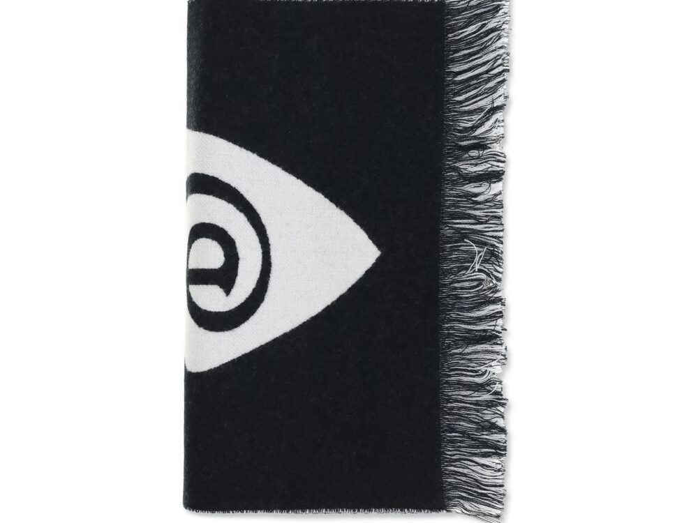 Burberry Black Wool Scarf