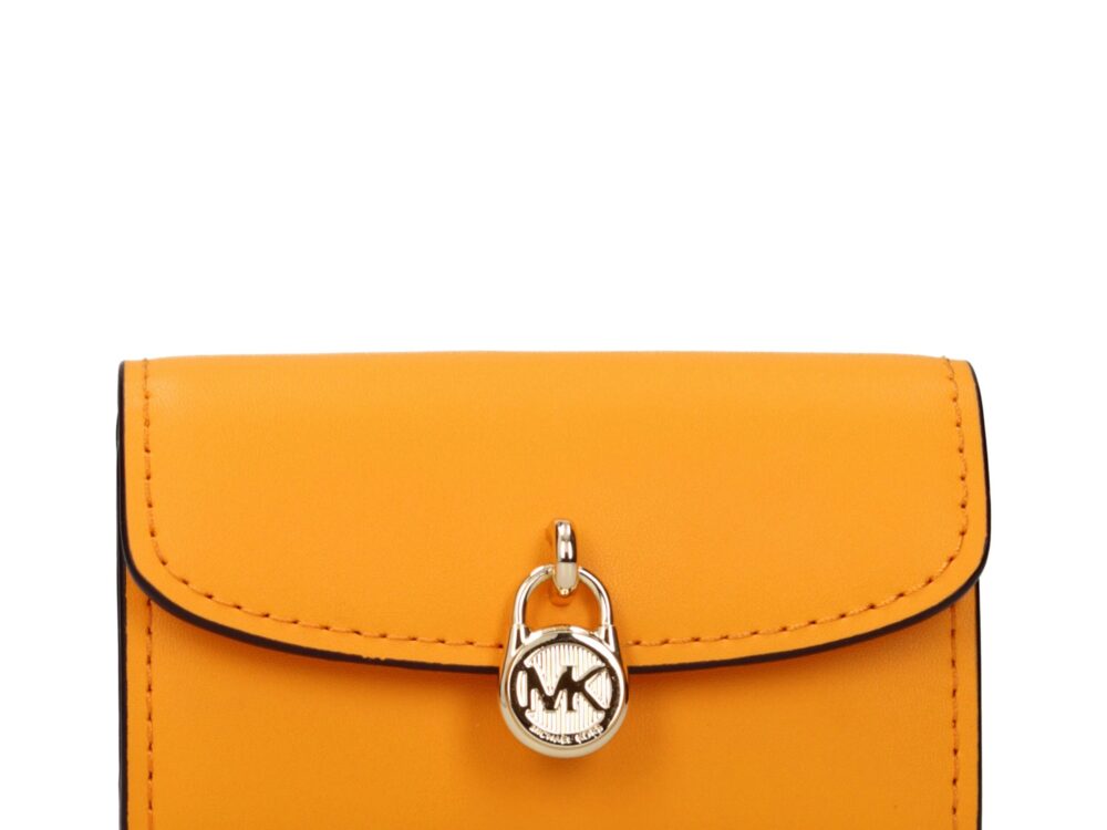 Michael Kors Orange Leather Wallet