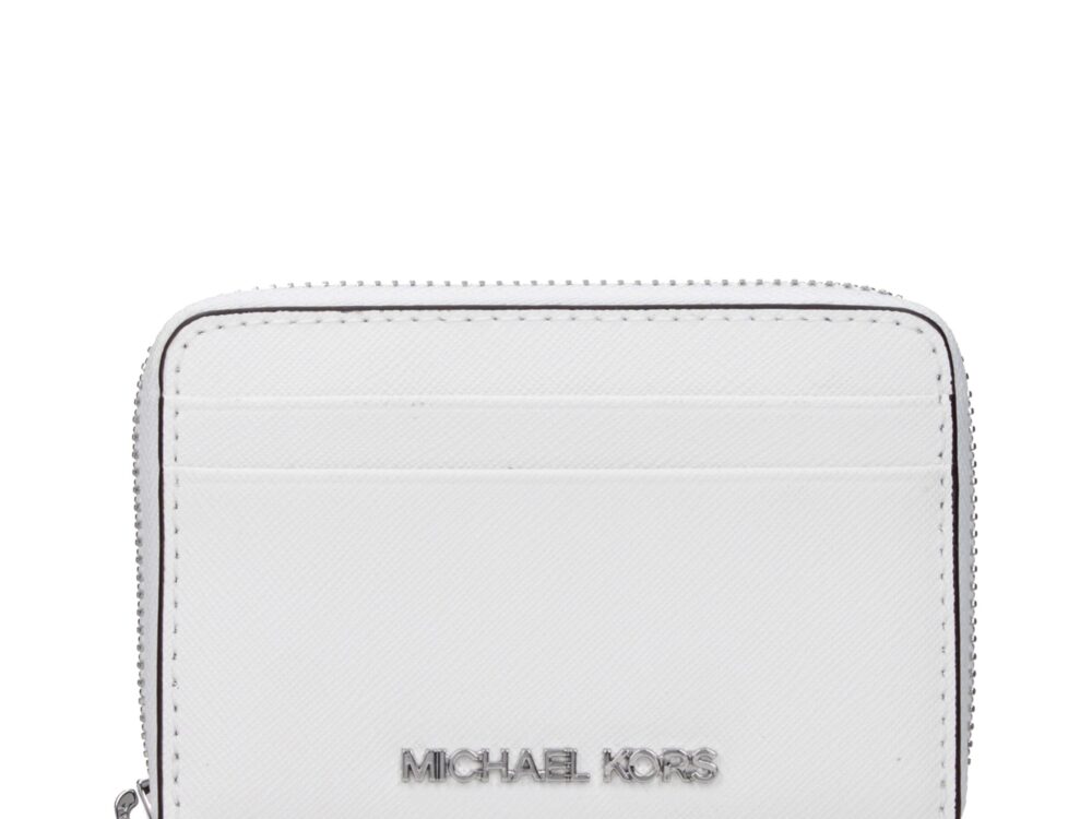 Michael Kors White Leather Cardholder