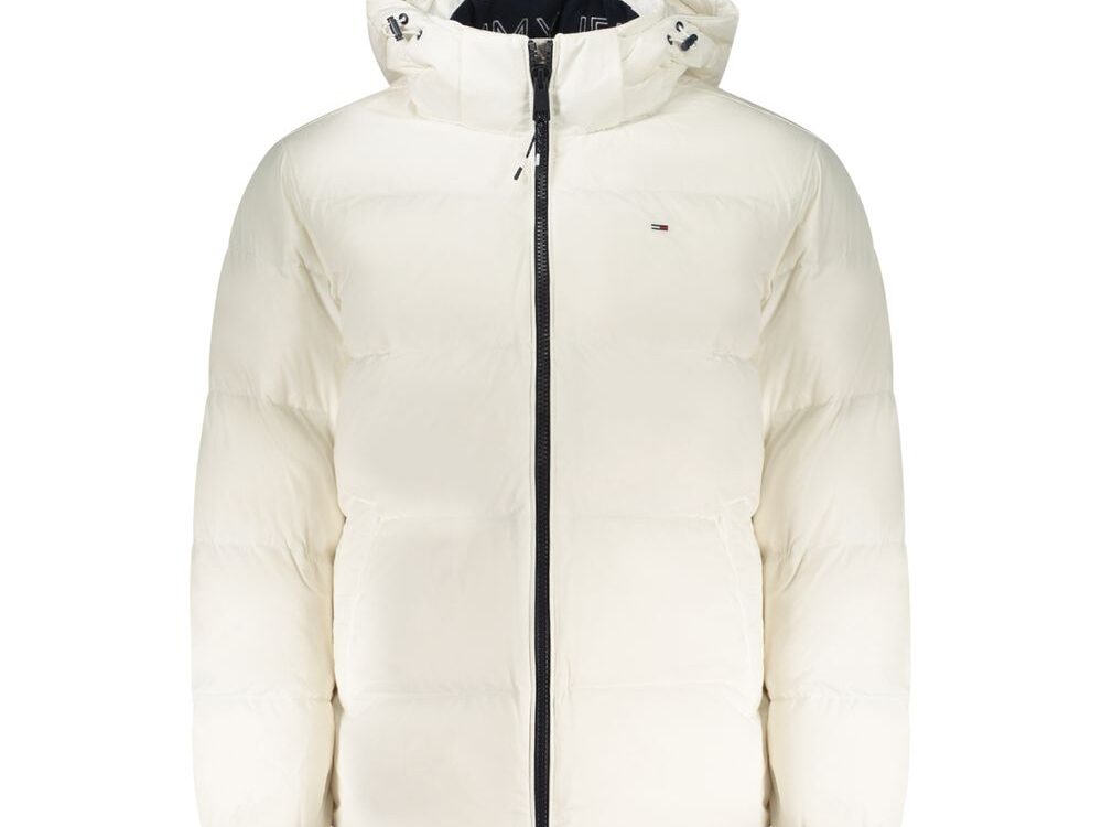 Tommy Hilfiger White Polyester Men's Jacket