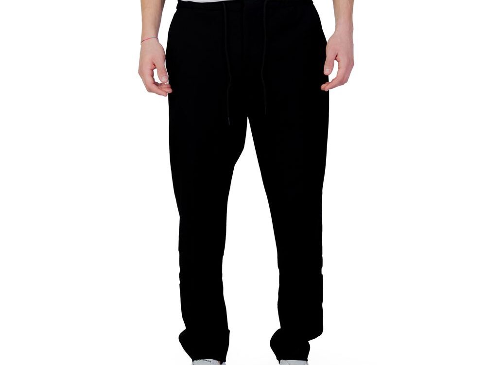 Hugo Boss Black Polyester Casual Pants