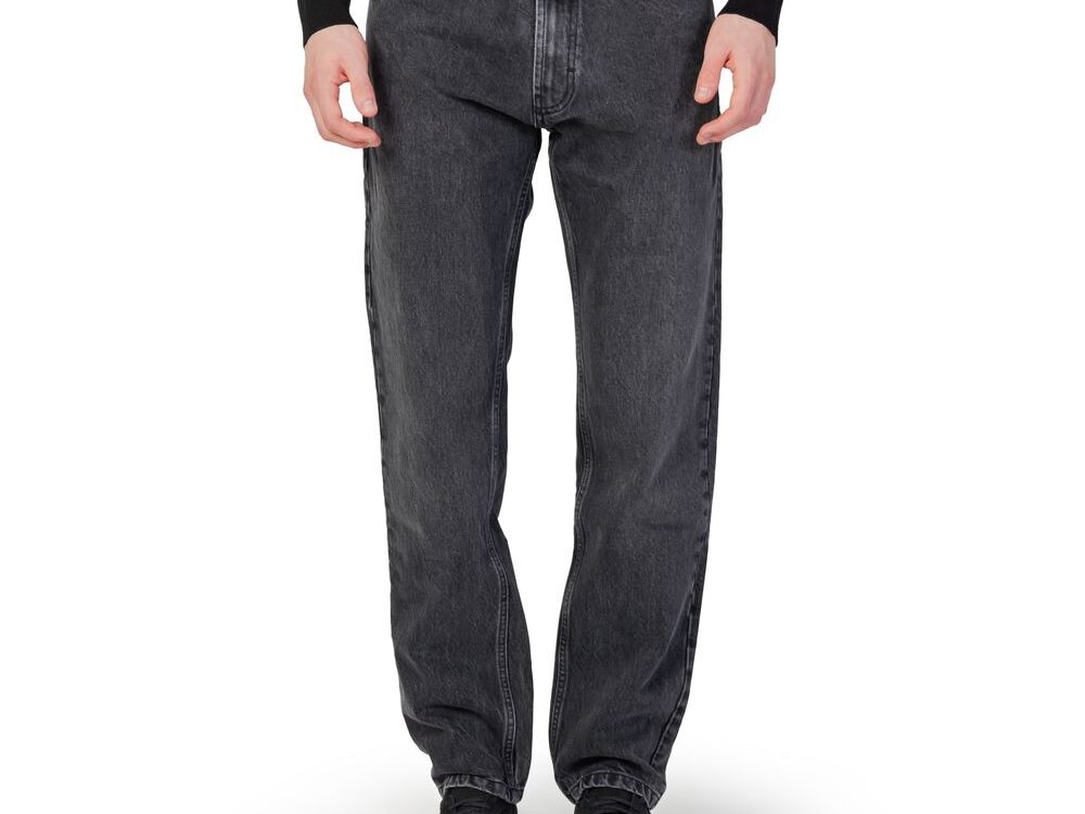 Hugo Boss Black Cotton Relaxed Fit Jeans
