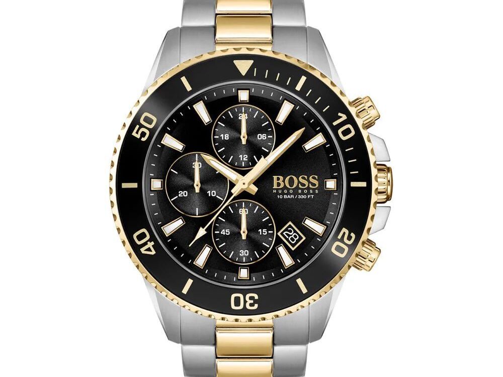 Hugo Boss Gray Stainless Steel Sport Watch