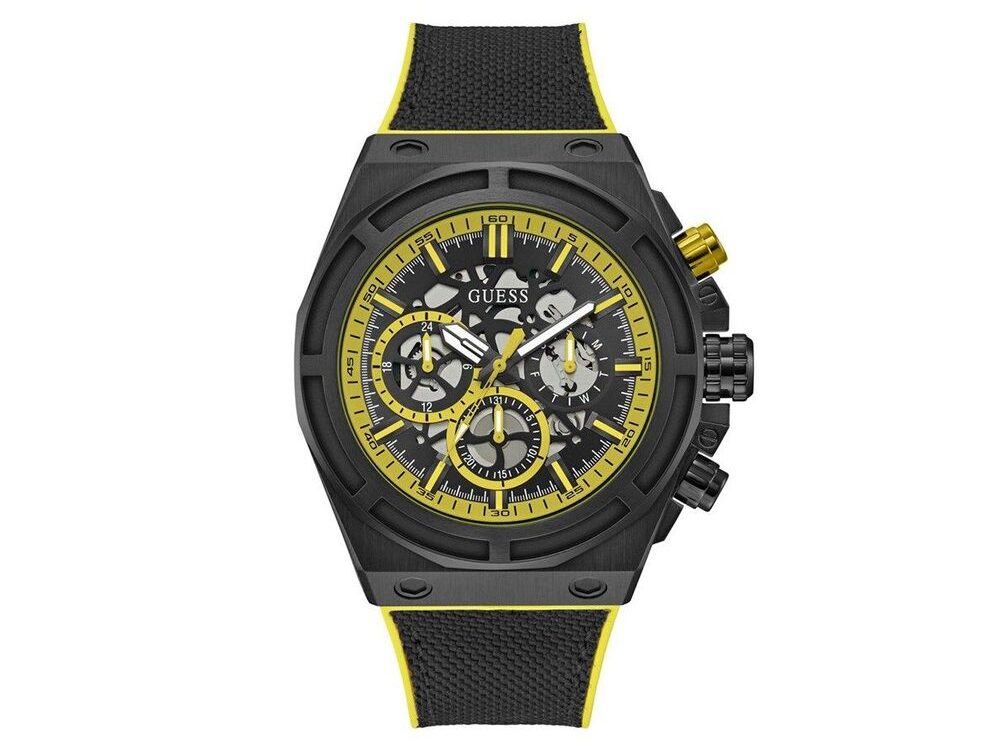 Guess Black Synthetic Sport Watch