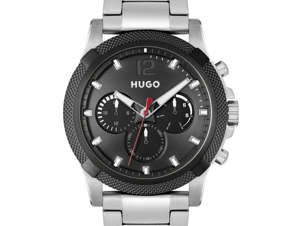Hugo Boss Gray Stainless Steel Dress Watch
