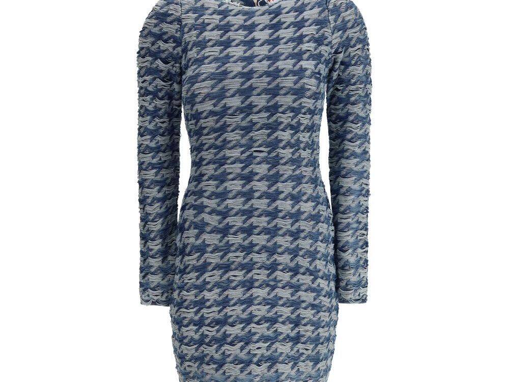 Diesel Blue Cotton Casual Dress