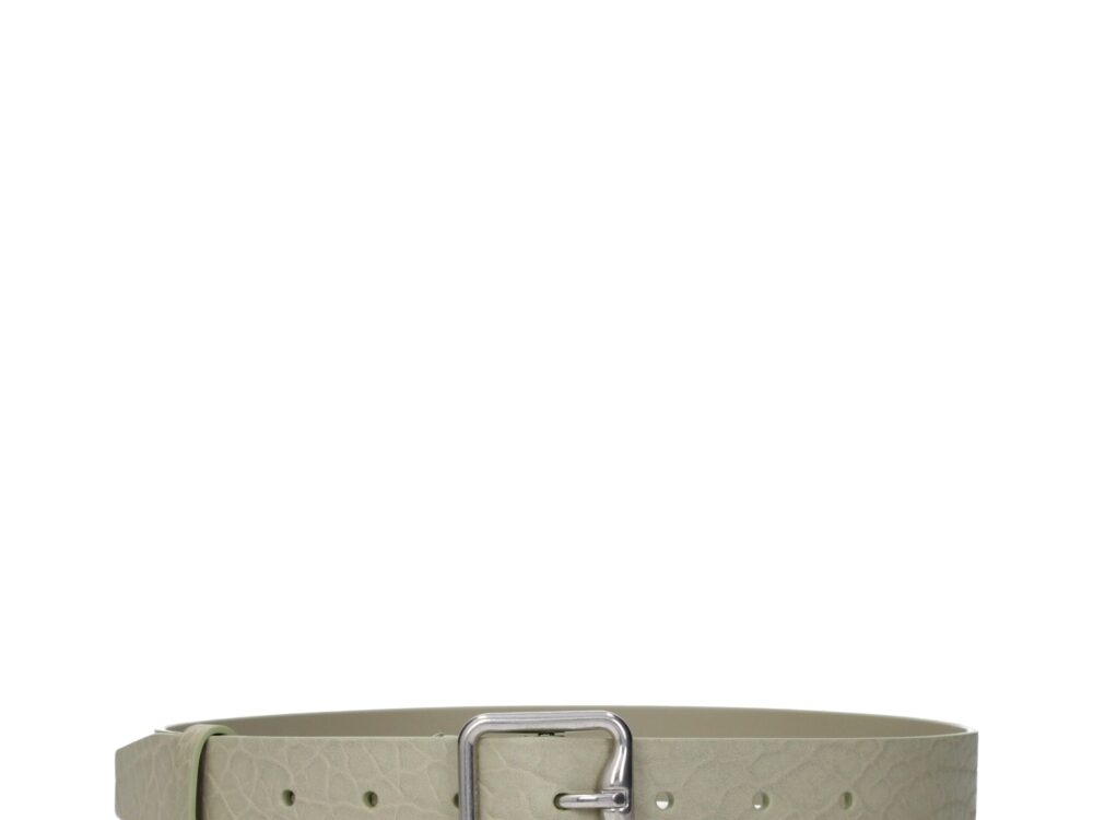 Burberry Green Leather Regular Belt